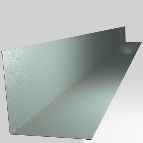 Wall Abutment 3m (200mm x 200mm inc Welts) 0.7mm Plastisol Albatross