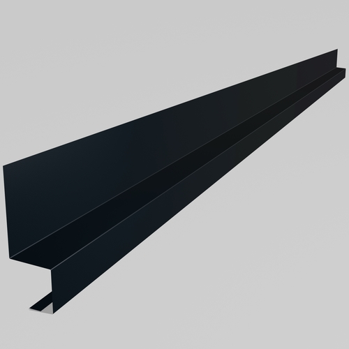 Drip Cill 3m (100mm x 50mm x 50mm x 30mm welted on 30mm edge only) 0.7mm Polyester Paint Slate Blue