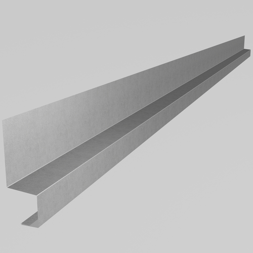 Drip Cill 3m (100mm x 50mm x 50mm x 30mm welted on 30mm edge only) 0.7mm GraniteHDX Metallic Silver