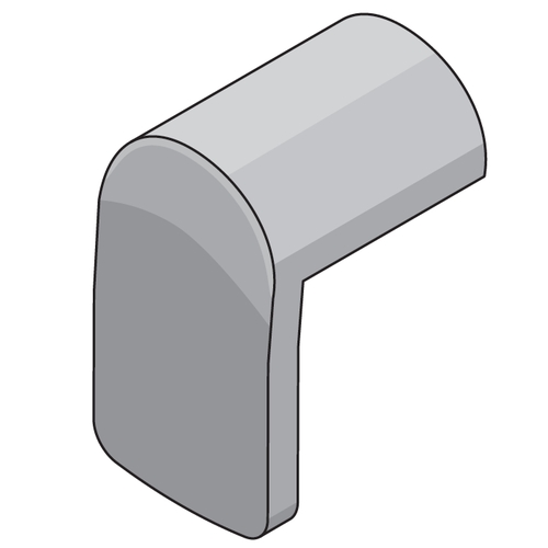 UrbanPro Ridge Finial Natural Grey Fibre Cement