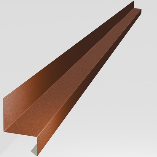 Over Window Drip 3m (50mm x 50mm x 30mm x 10mm) 0.7mm Plastisol Terracotta