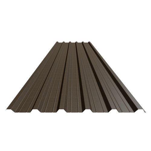 Accord 32/1000 (L) Box Profile 0.5mm Plastisol Vandyke Brown