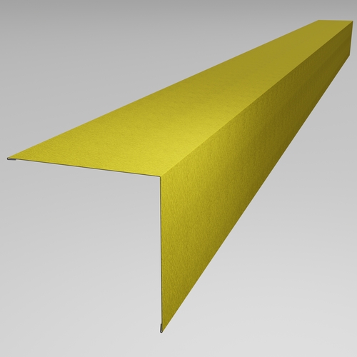 Bargeboard 0.7mm Plastisol Flashing 3m (200mm x 200mm inc welts) Aztec Yellow