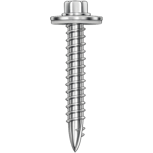 50mm Stainless Steel Timber Tek Screws 19mm washer (100/pack)