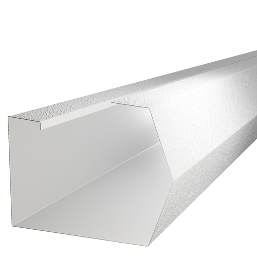 3m Length of Trimline Gutter 0.7mm Plastisol White