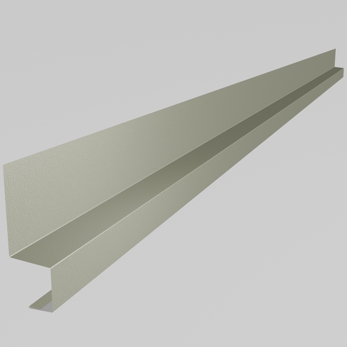 Drip Cill 3m (100mm x 50mm x 50mm x 30mm welted on 30mm edge only) 0.7mm Plastisol Goosewing Grey